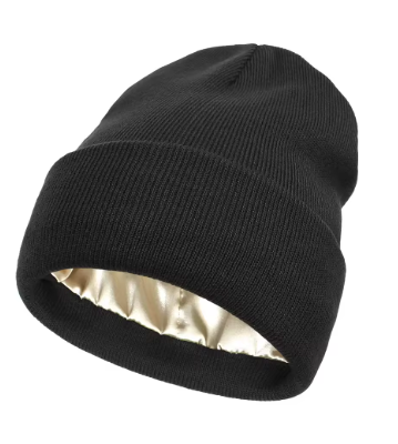 Unisex Satin-Lined Winter Beanie
