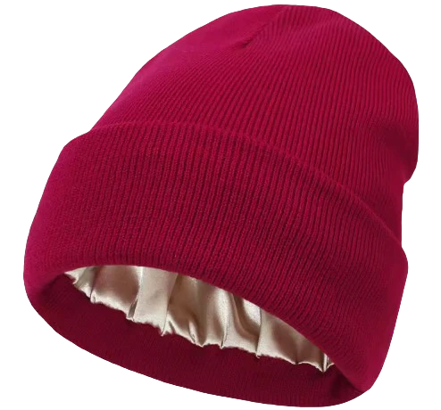 Unisex Satin-Lined Winter Beanie