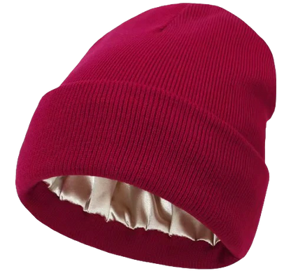 Unisex Satin-Lined Winter Beanie