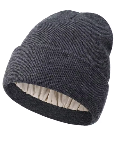 Unisex Satin-Lined Winter Beanie